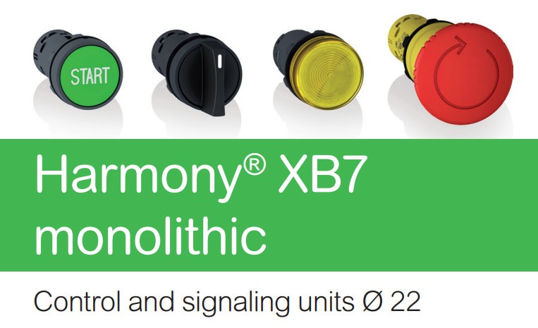 XB7 - پوش باتن اشنایدر - خرید پوش باتن اشنایدر - xb7na21 - پوش باتن باکالیت مشکی
