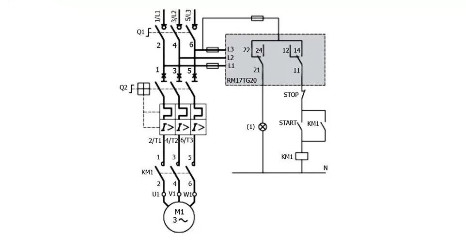 رله های کنترلی اشنایدر - کنترل فاز اشنایدر - رله کنترل فاز - کنترل فاز اشنایدر - rm17tg20